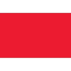 Tape Logic 5" x 3" Rectangle Inventory Label, Fluorescent Red, 500/Roll