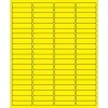 Tape Logic Rectangle Laser Labels, 1 15/16" x 1/2", Fluorescent Yellow, 8000/Case (LL171YE)