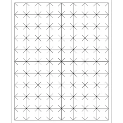 Tape Logic® Rectangular Laser Labels, 1" x 1", White, 8000/Case (LL105)