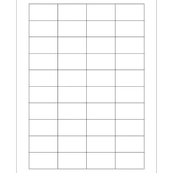 Tape Logic® Rectangular Laser Labels, 1 3/4" x 1", White, 4000/Case (LL161)