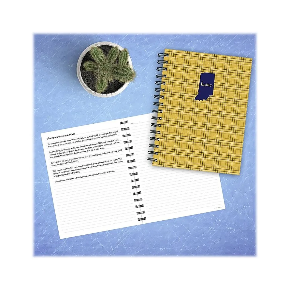 TF Publishing Indiana Soft Journal, 7" x 9", Golden Plaid (99-INDY2)