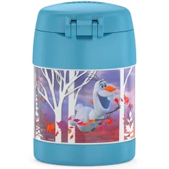 Thermos FUNtainer Stainless Steel Vacuum-Insulated Licensed Food Jar, 10-Oz., Frozen 2 (F3101FZ6)