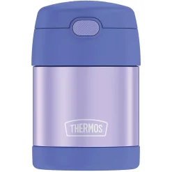Thermos FUNtainer Stainless Steel Vacuum-Insulated Food Jar, 10-Oz., Purple (THRF3100PU6)