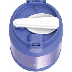 Thermos FUNtainer Stainless Steel Vacuum-Insulated Food Jar, 10-Oz., Purple (THRF3100PU6)