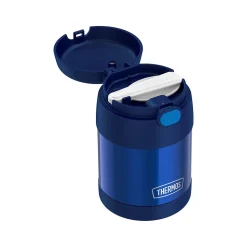 Thermos FUNtainer Stainless Steel Food Jar, 10 Oz., Assorted Colors (F3103NLB6ST)