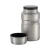 Thermos King Food Jar, Black/Silver, 24 Oz. (SK3020MSDB4)