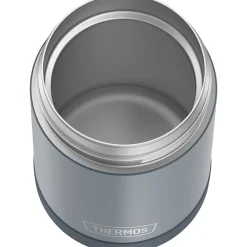 Thermos 16-Ounce FUNtainer Vacuum-Insulated Stainless Steel Food Jar with Folding Spoon, Stone Slate (F31101SL6)