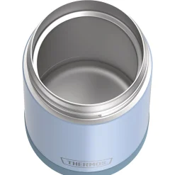 Thermos 16-Ounce FUNtainer Vacuum-Insulated Stainless Steel Food Jar with Folding Spoon, Denim Blue (F31101DB6)