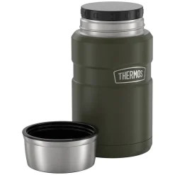 Thermos 24-Ounce Stainless King Vacuum-Insulated Food Jar, Army Green (SK3020AGTRI4)