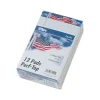 TOPS American Pride Notepads, 5" x 8", Narrow Ruled, White, 50 Sheets/Pad, 12 Pads/Pack (TOP 75101)
