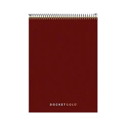 TOPS Docket Gold Notepad, 8 1/2" x 11 3/4", Project Ruled, Canary, 70 Sheets/Pad (99703)