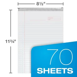 TOPS Docket Gold Notepad, 8.5