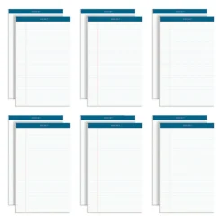 TOPS Docket Writing Pads, 8-1/2" x 14", White, 50 Sheets/Pad, 12 Pads/Pack (63590)