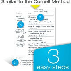 Tops FocusNotes Steno Pad, 6" x 9", White, 80 Sheets/Pad (90222)