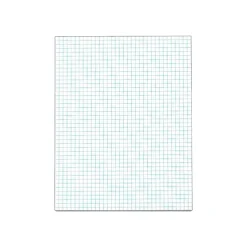 TOPS Graph Pad, 8.5" x 11", Graph, White, 50 Sheets/Pad (TOP 33041)