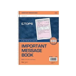 TOPS Message Pad, 8.25" x 11", White, 50 Sheets/Pad (4009)