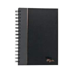 TOPS Royale Professional Notebooks, 5.88" x 8.25", College Ruled, 96 Sheets, Black (25330)