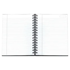 TOPS Royale Professional Notebooks, 5.88" x 8.25", College Ruled, 96 Sheets, Black (25330)