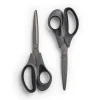 TRU RED™ 8" Stainless Steel Scissors, Straight Handle, 2/Pack (TR55022)