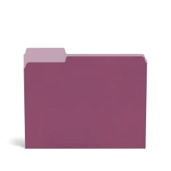 TRU RED™ File Folders, 3-Tab, Letter Size, Assorted Jewel Tone Colors, 24/Pack (TR58171)