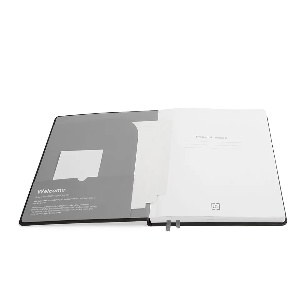 TRU RED™ Large Explore Journal, Dotted, Black (TR58430-CC)