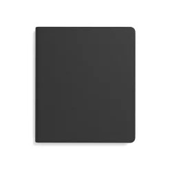 TRU RED™ Large Folio Soft Cover Ruled Notebook, Black (TR54992)