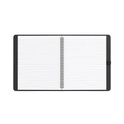 TRU RED™ Large Folio Soft Cover Ruled Notebook, Black (TR54992)