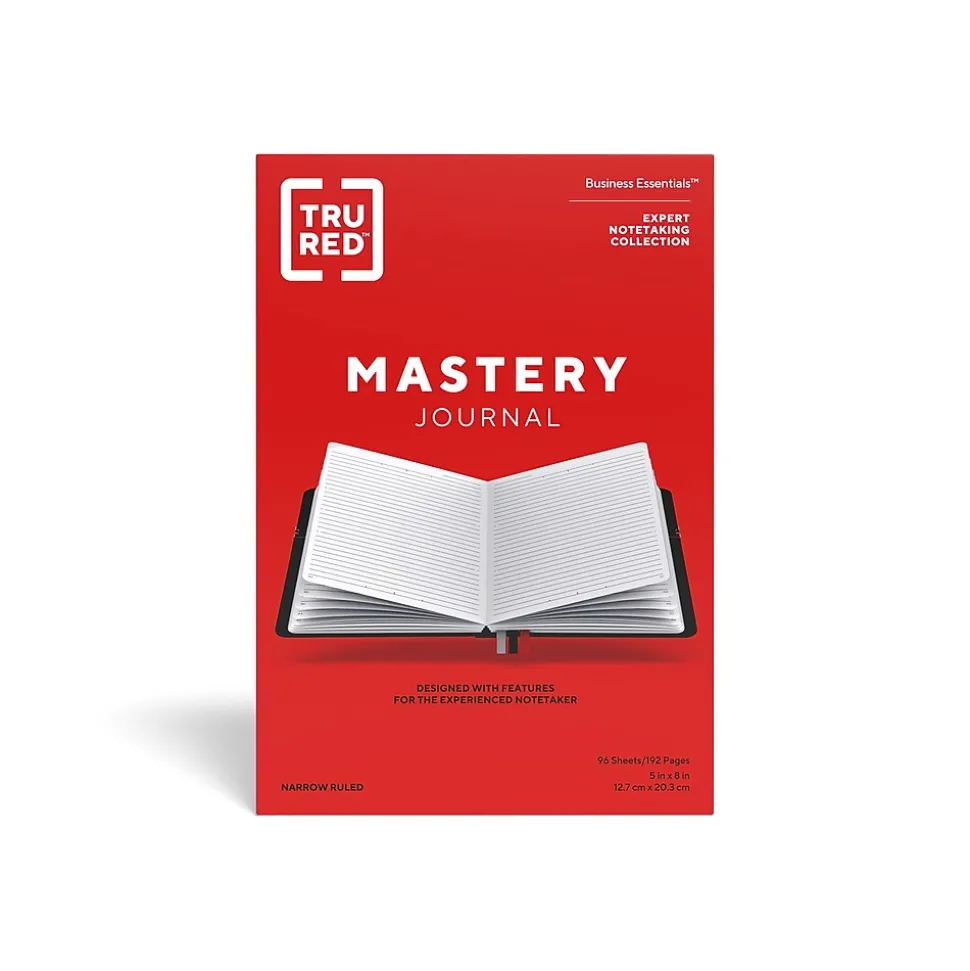 TRU RED™ Medium Mastery Journal, Black (TR58434)
