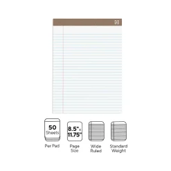 TRU RED™ Notepads, 8.5