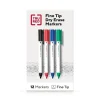 TRU RED™ Pen Dry Erase Markers, Fine Tip, Assorted, 12/pack (TR61455)