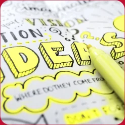 TRU RED™ Pocket Stick Highlighter with Grip, Chisel Tip, Yellow, 36/Pack (TR54582)