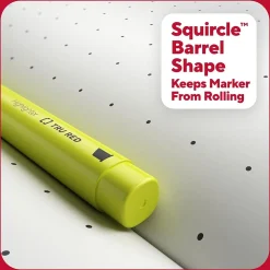 TRU RED™ Pocket Stick Highlighter with Grip, Chisel Tip, Yellow, Dozen (TR54580)