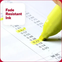 TRU RED™ Tank Highlighter with Grip, Chisel Tip, Assorted, 12/Pack (TR54585)