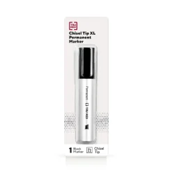 TRU RED™ XL Tank Permanent Marker, Chisel Tip, Black (TR56933)