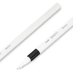 uni EMOTT Fine Line Marker Pens, Fine Point, 0.4mm, Assorted Inks, 10/Pack (24836)