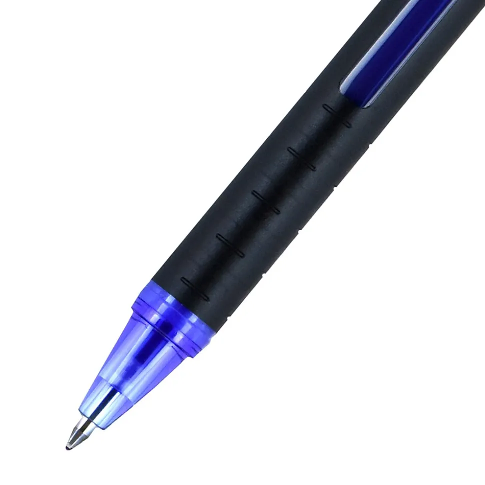uni Jetstream 101 Ballpoint Pen, Medium Point, 1.0mm, Blue Ink, Dozen (1768012)