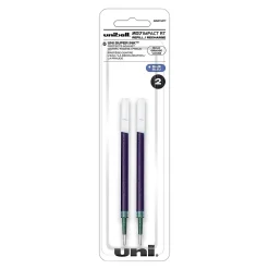 uni-ball 207 Impact RT Gel-Ink Pen Refill, Bold Tip, Blue Ink, 2/Pack (65874PP)