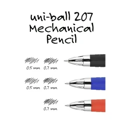 uniball 207 Mechanical Pencil, 0.7mm, #2 Medium Lead, Dozen (70126)