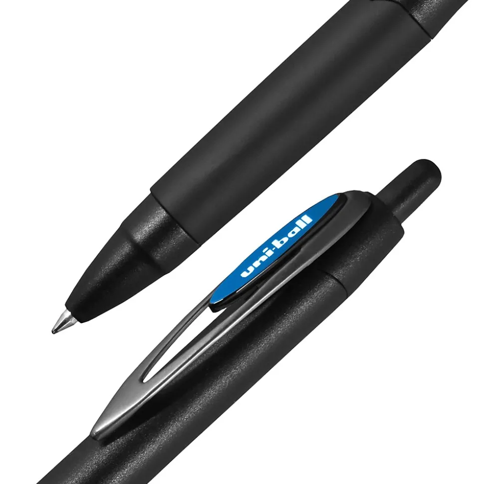 uniball 207 Plus+ Retractable Gel Pens, Medium Point, 0.7mm, Blue Ink, 4/Pack (70457)