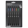 uniball 207 Plus+ Retractable Gel Pens, Medium Point, 0.7mm, Assorted Inks, 6/Pack (70491)