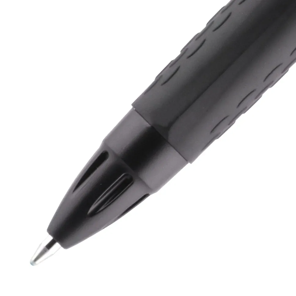 uniball 307 Retractable Gel Pens, Medium Point, 0.7mm, Blue Ink, 3/Pack (1927593)