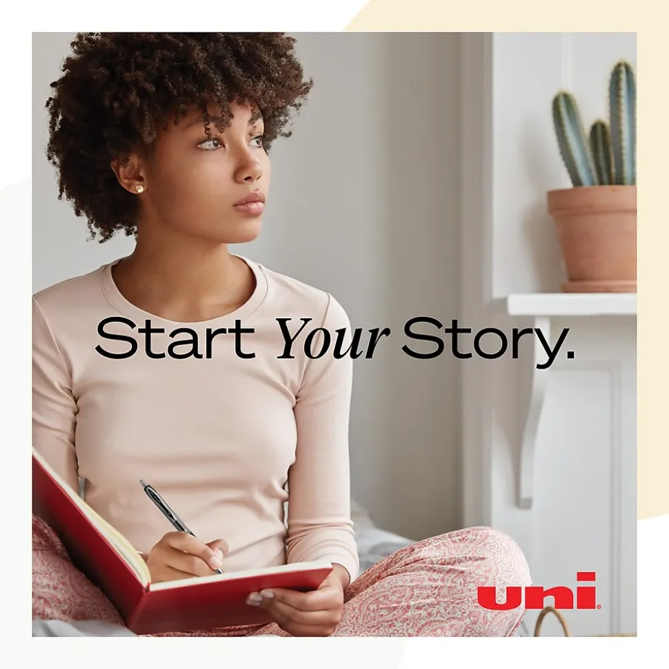 uni-ball 207 Retractable Gel Pens, Medium Point, 0.7mm, Black Ink, 8/Pack (1756584)