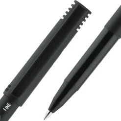 uniball Onyx Rollerball Pens, Fine Point, 0.7mm, Black Ink, Dozen (60143)