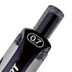 uniball Signo RT Gel Pens, Medium Point, 0.7mm, Black Ink, Dozen (65940)