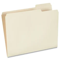 Universal File Folder, Letter Size, Manila, 100/Box (UNV12123)