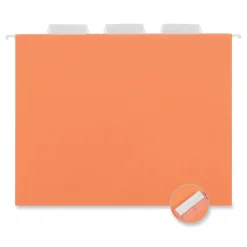 Universal Hanging File Folder, Letter Size, Orange, 25/Box (UNV14122)