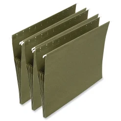 Universal Reinforced Hanging File Frame, Letter Size, Green, 10/Box (UNV14160)