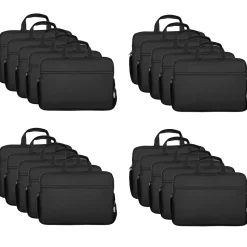 Urban Factory NYLEE 17.3" Polyester Water Resistant Laptop Bag, Black, 20/Pack (KIT17UBFX20PKSTP)