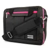 Vangoddy 15.6" Nylon Water Resistant Laptop Bag, Black/Pink (0609465467115)