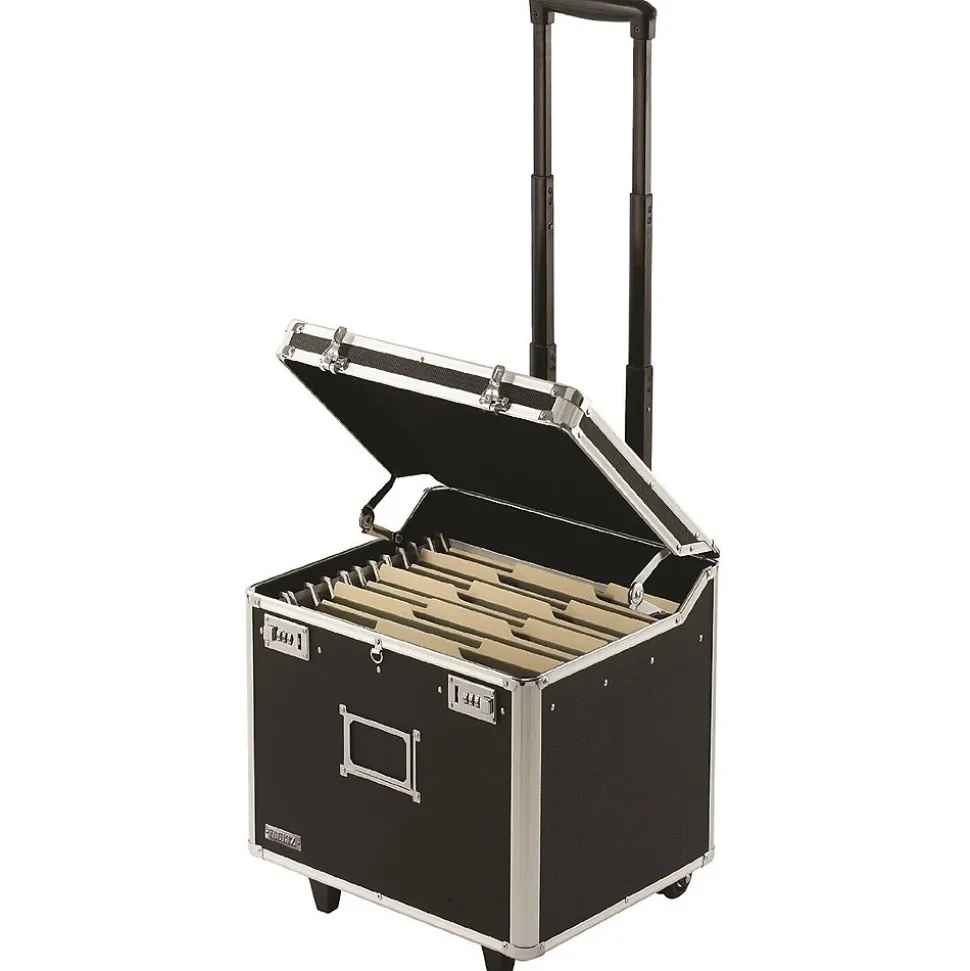 Vaultz Locking Mobile Business Case, Letter, Black (VZ00348)